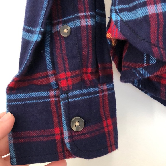 NWOT Blue Plaid Cotton Flannel - Picture 5 of 5